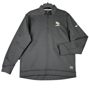 University Of Central Florida‎ Knights Nike Golf 1/4 Zip Pullover Men L Athletic